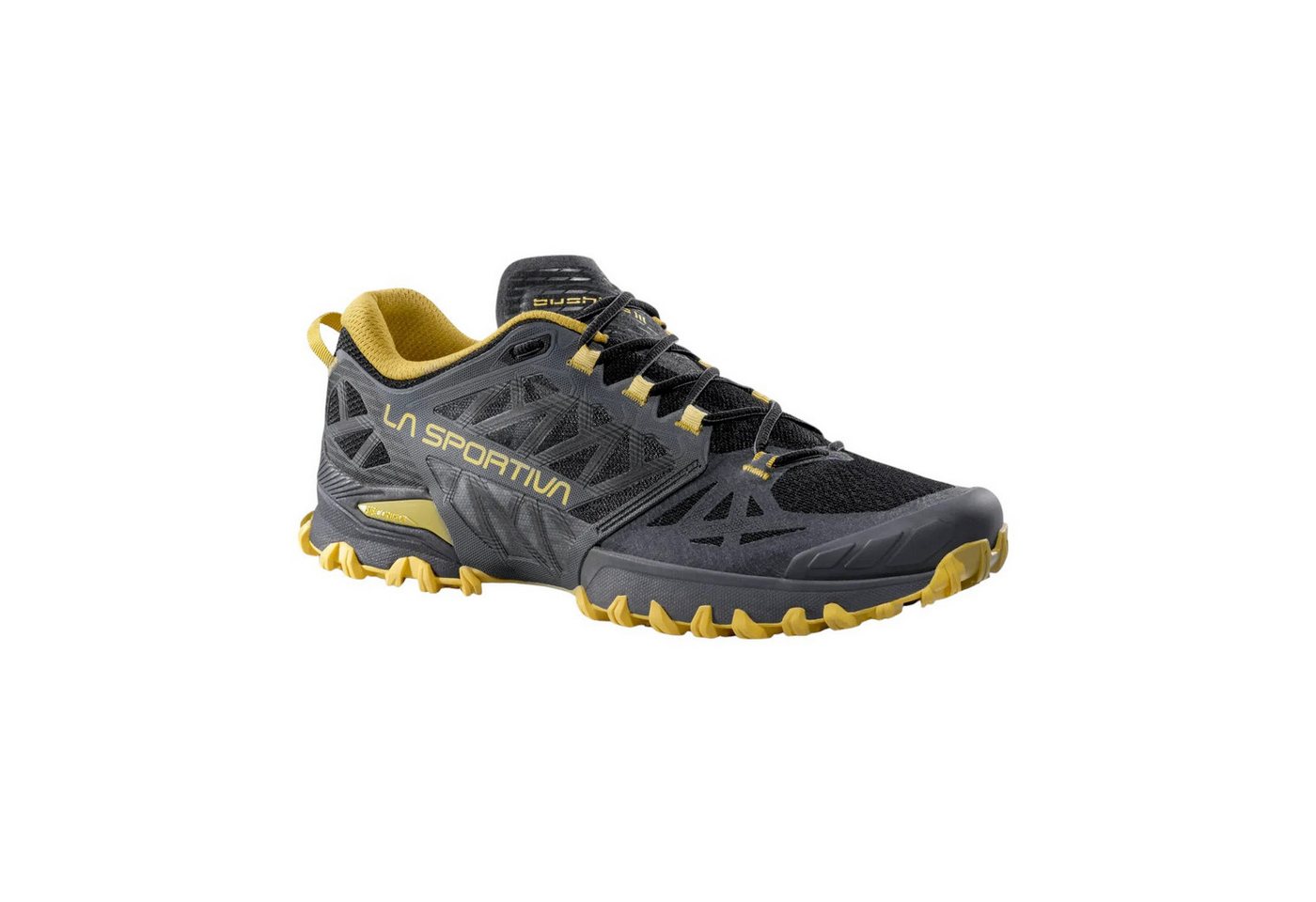 la sportiva Trail-Laufschuhe Bushido III 2024 carbongrau/gelb Herren