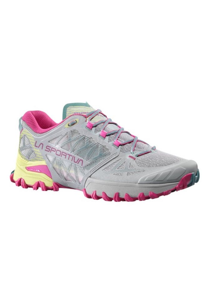 la sportiva Trail-Laufschuhe Bushido III grau/violett/gelb Damen Wanderschuh