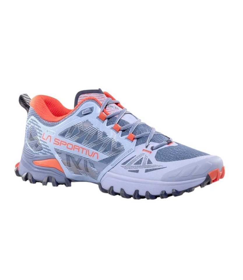 la sportiva Trail-Laufschuhe Bushido III GTX (wasserdicht) blau/hellgrau/orange Wanderschuh