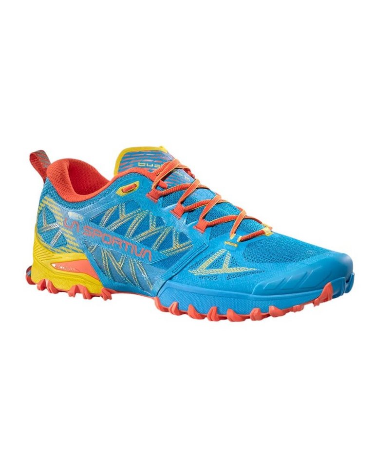 la sportiva Trail-Laufschuhe Bushido III GTX (wasserdicht) tropicblau/gelb/orange Wanderschuh