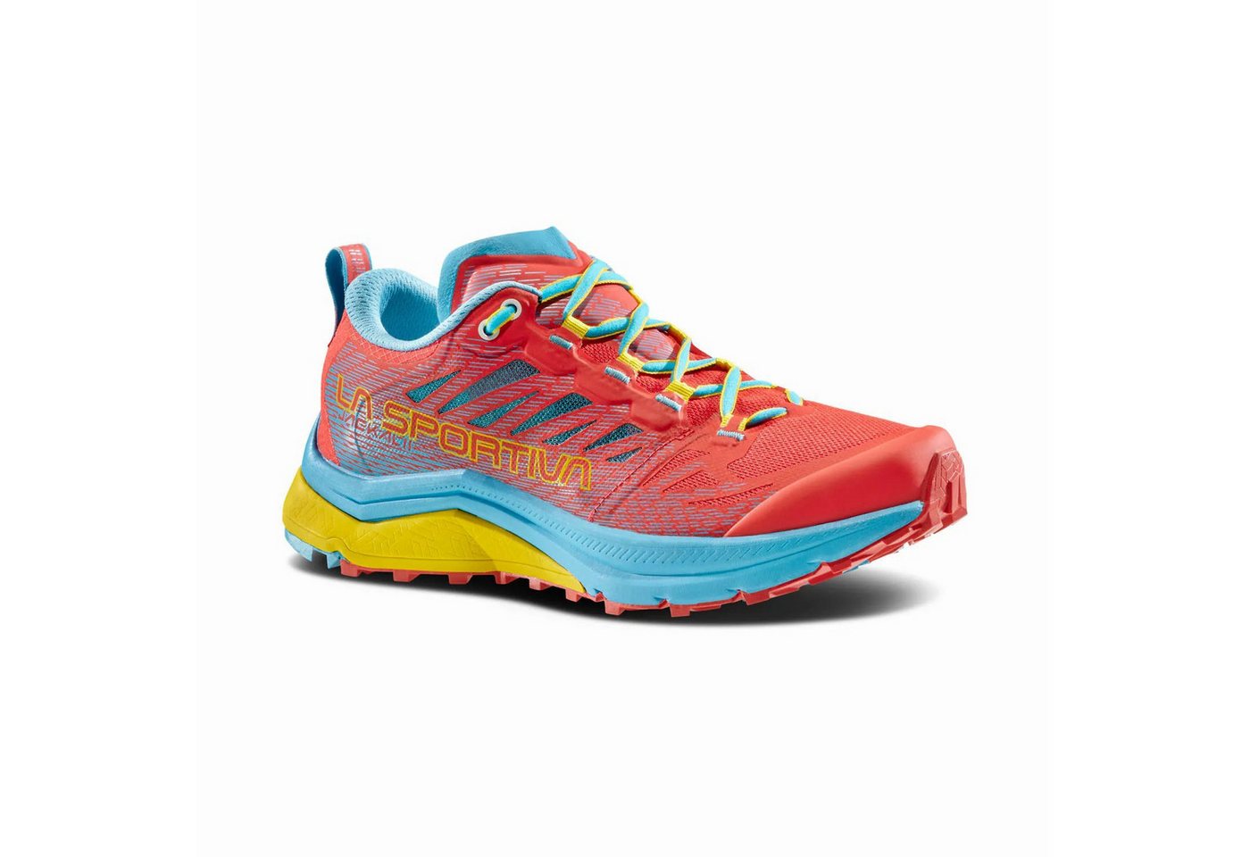 la sportiva Trail-Laufschuhe Jackal II rot/blau Damen Wanderschuh