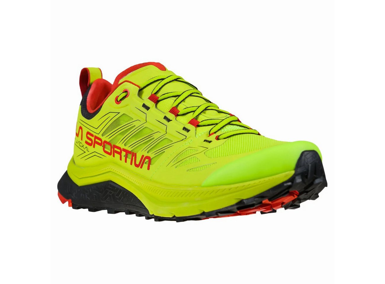 la sportiva Trail-Laufschuhe Jackal (Langstrecke) neongelb/goji Herren Wanderschuh