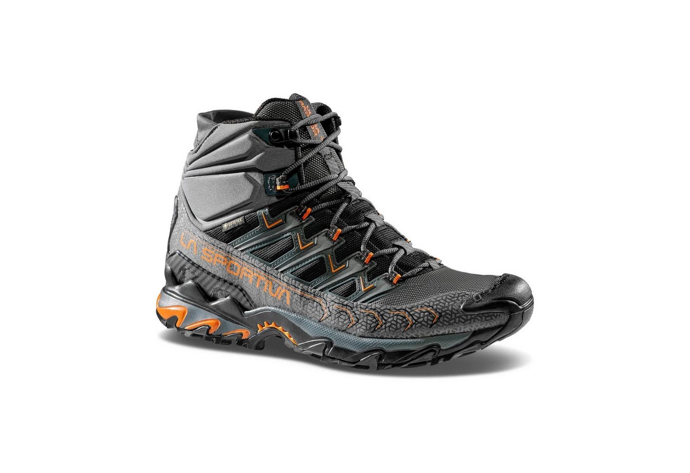 la sportiva Trail-Laufschuhe Ultra Raptor II Mid GTX (wasserdicht) carbongrau/sun Wanderschuh