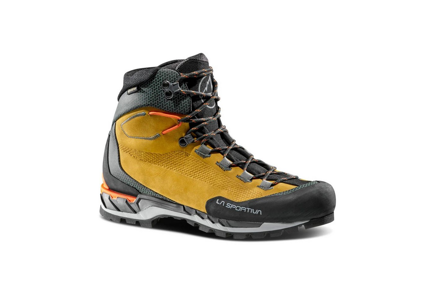 la sportiva Trango Tech Leather GTX (Nubukeder, wasserdicht) gelb/schwarz Herren Wanderschuh