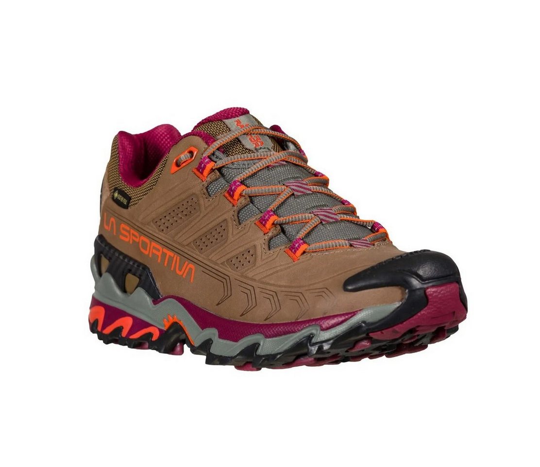 la sportiva Ultra Raptor II Leather GTX (Nubukleder, wasserdicht) braun/plum Damen Wanderschuh