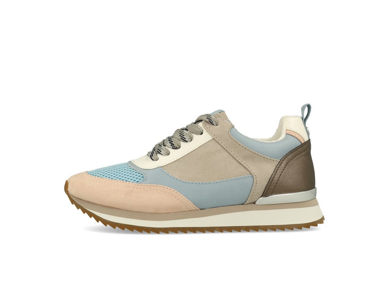 la strada 2001786 Damen Sneaker Pink Mirco Blue PU Sneaker