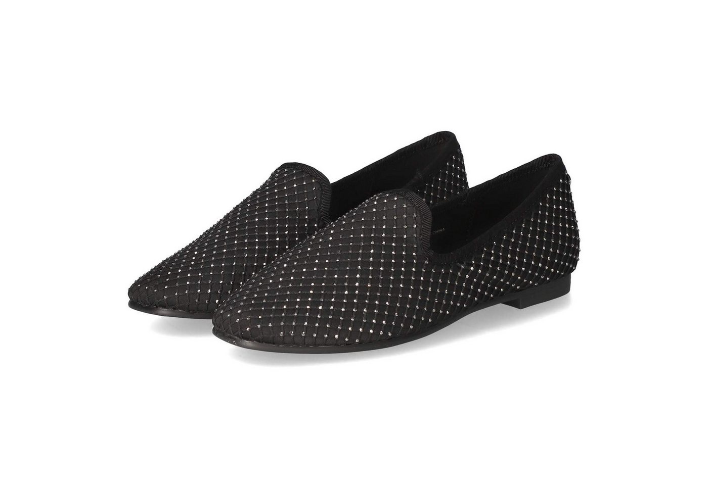 la strada 2405672 4001 Damen Textil black Slipper