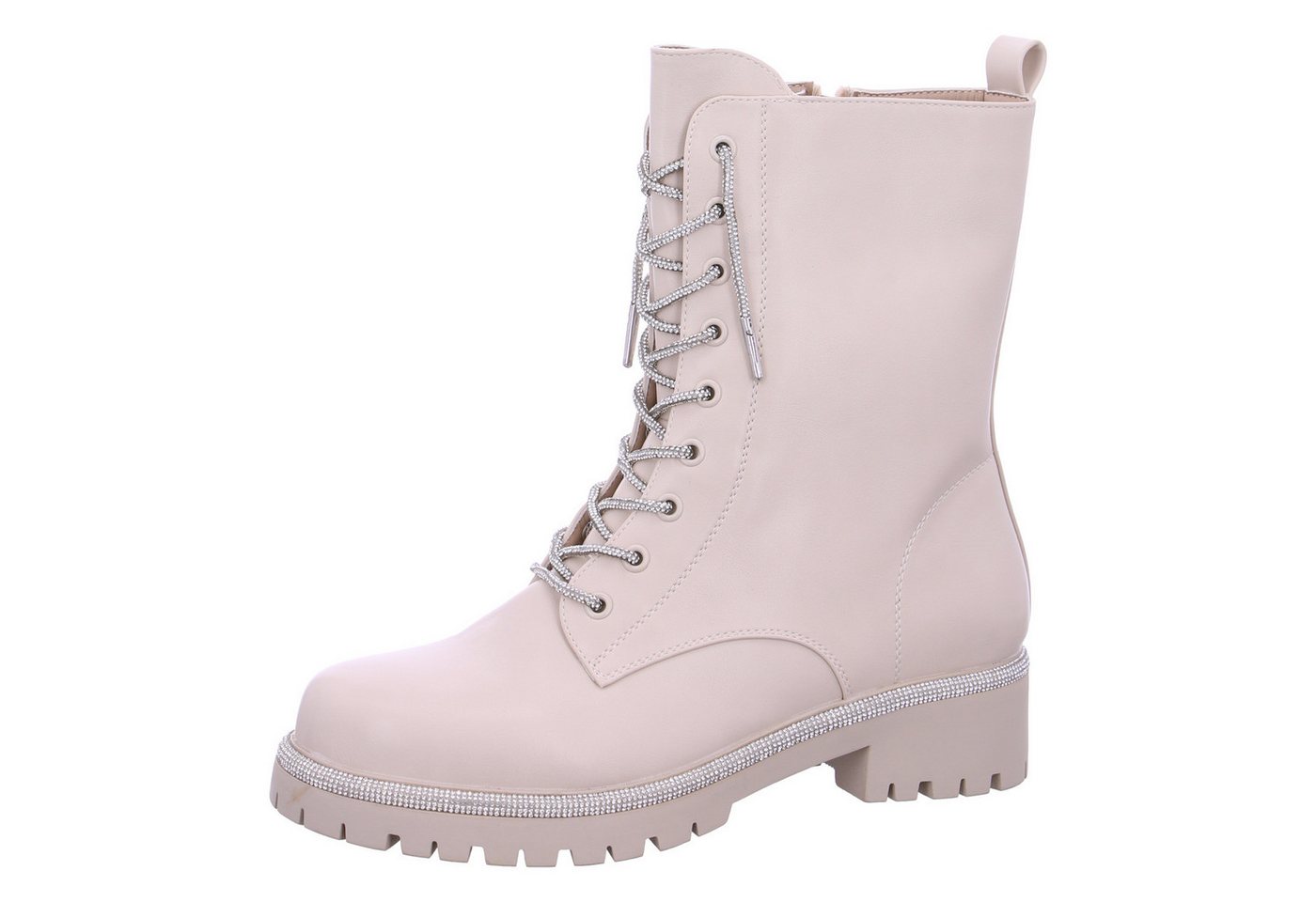 la strada Schnürstiefel (beige)