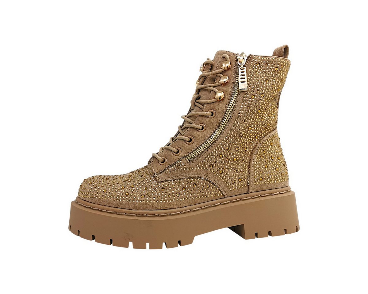 la strada Schnürstiefel Schnürstiefelette