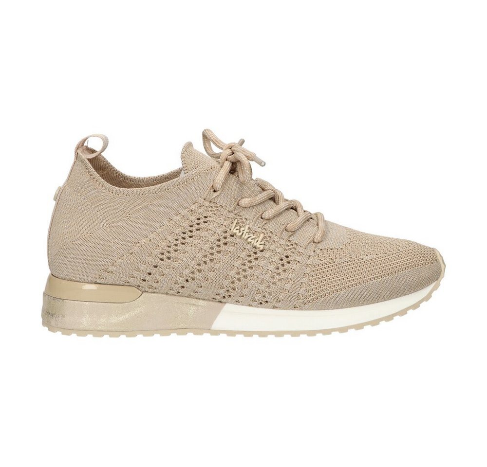 la strada - Sneaker - Beige Schnürschuh