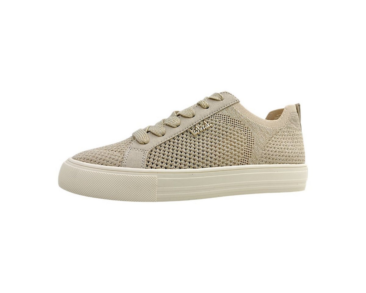 la strada sportlicher Schnürer Schnürschuh (beige)