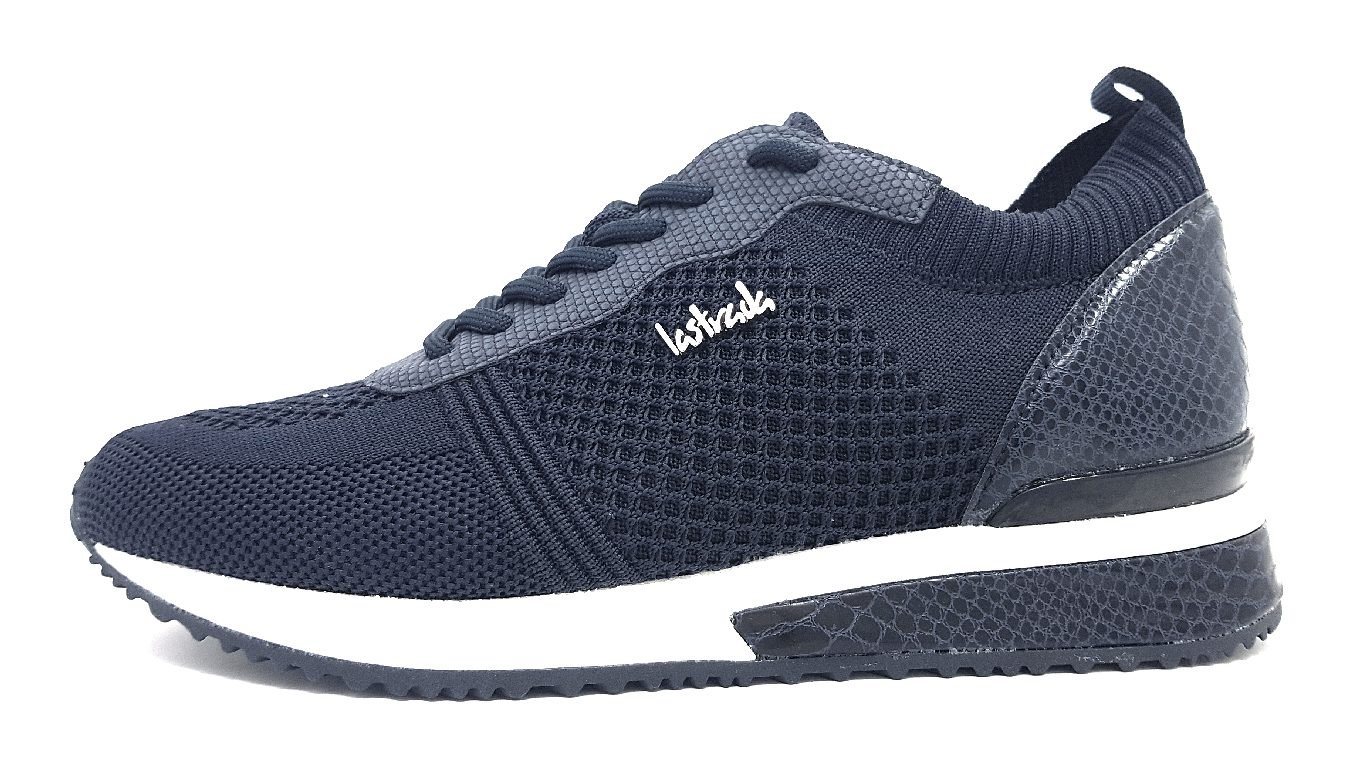 la strada sportlicher Schnürer Schnürschuh (blau)