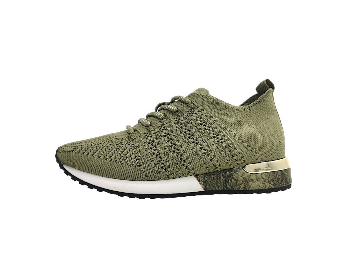 la strada sportlicher Schnürer Schnürschuh