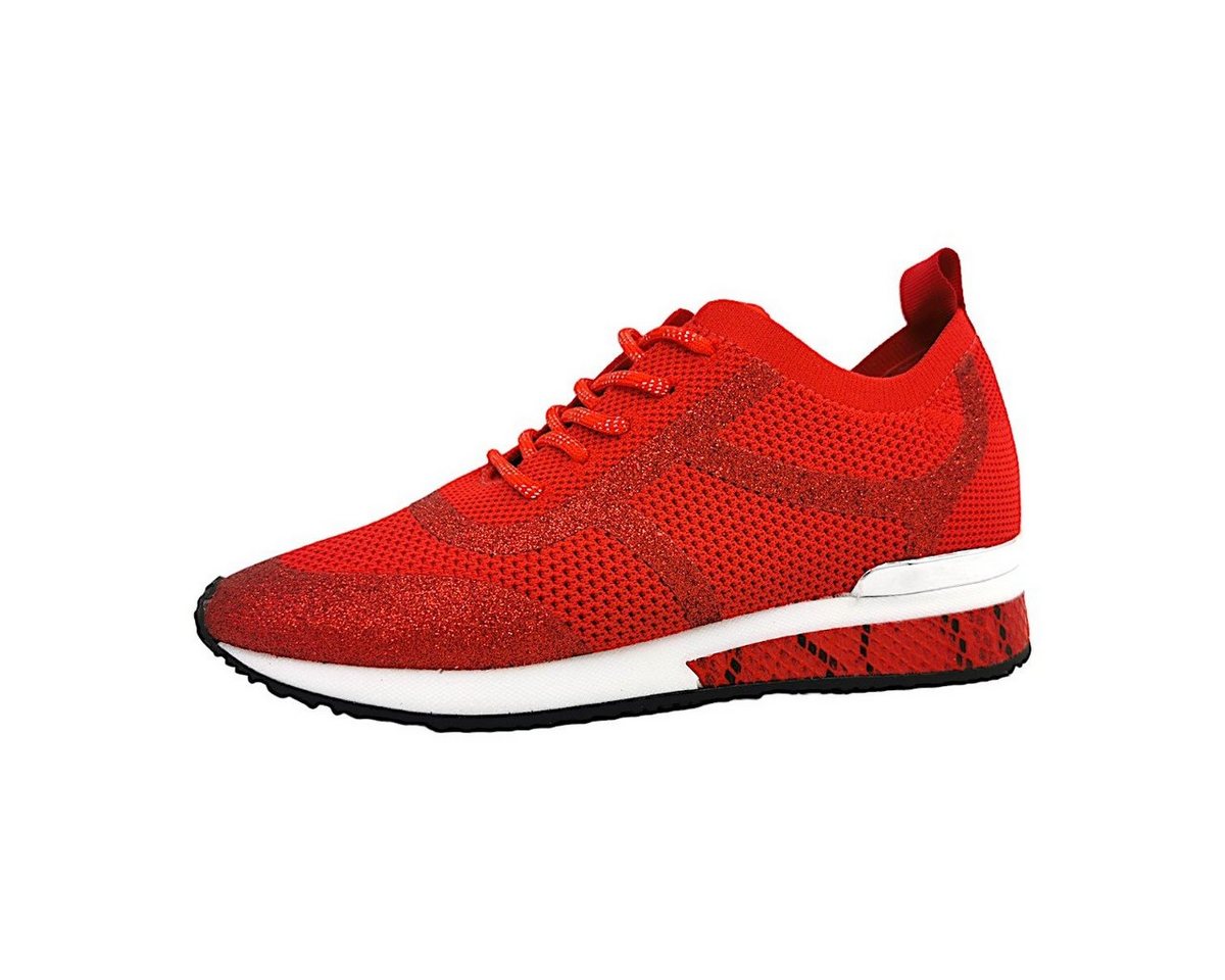la strada sportlicher Schnürer Schnürschuh