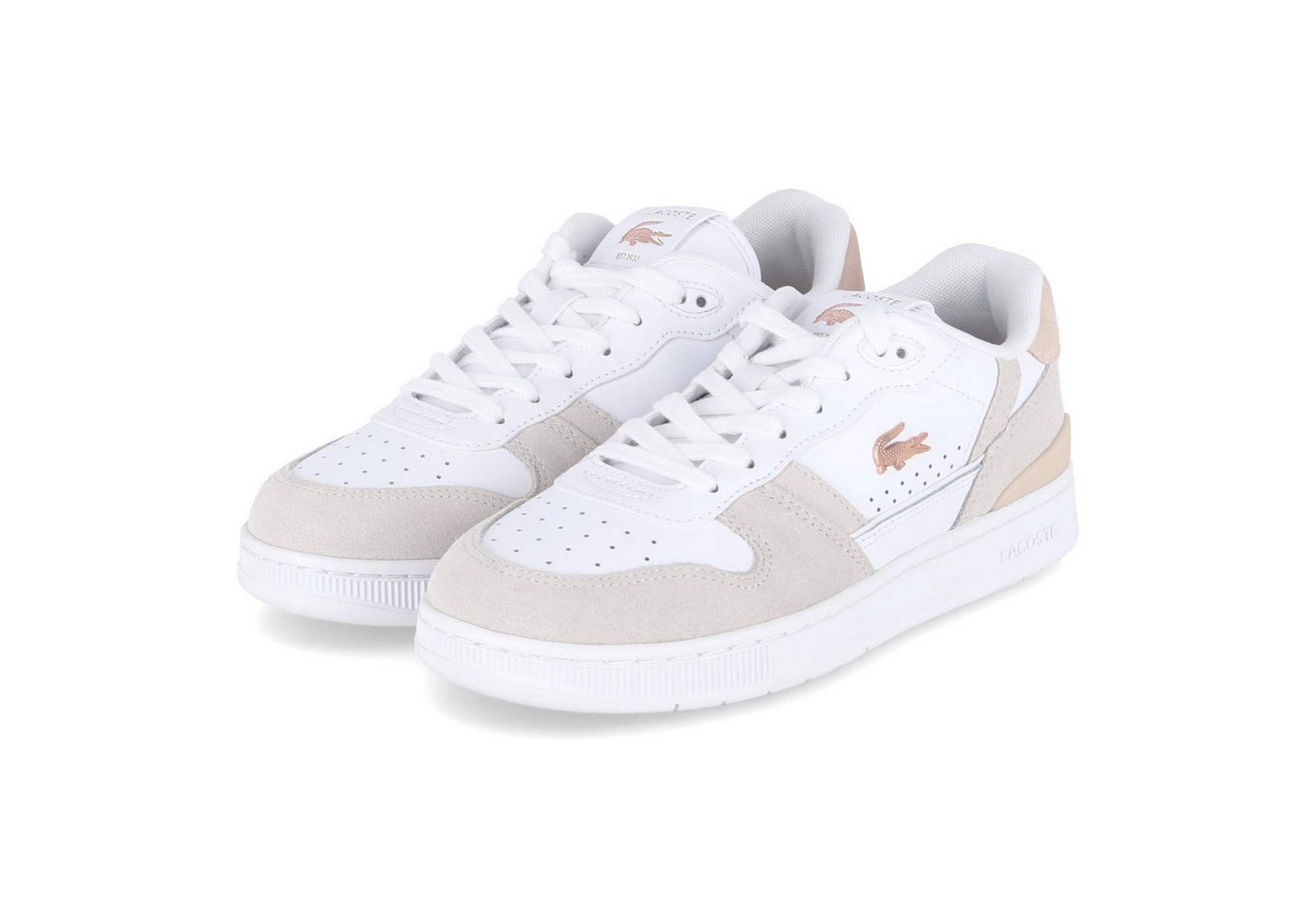 Lacoste 48SFA0043-1Y9 Damen Leder und Synthetik weiss Schnürschuh