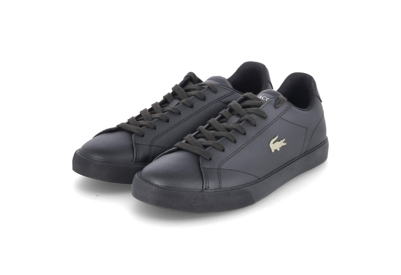 Lacoste 50CMA0016-02H Herren Leder und Synthetik schwarz Schnürschuh
