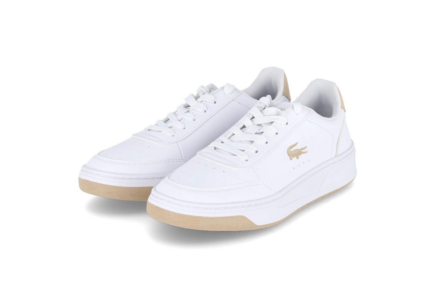 Lacoste 50SFA0070-83J Damen Synthetik weiss Schnürschuh