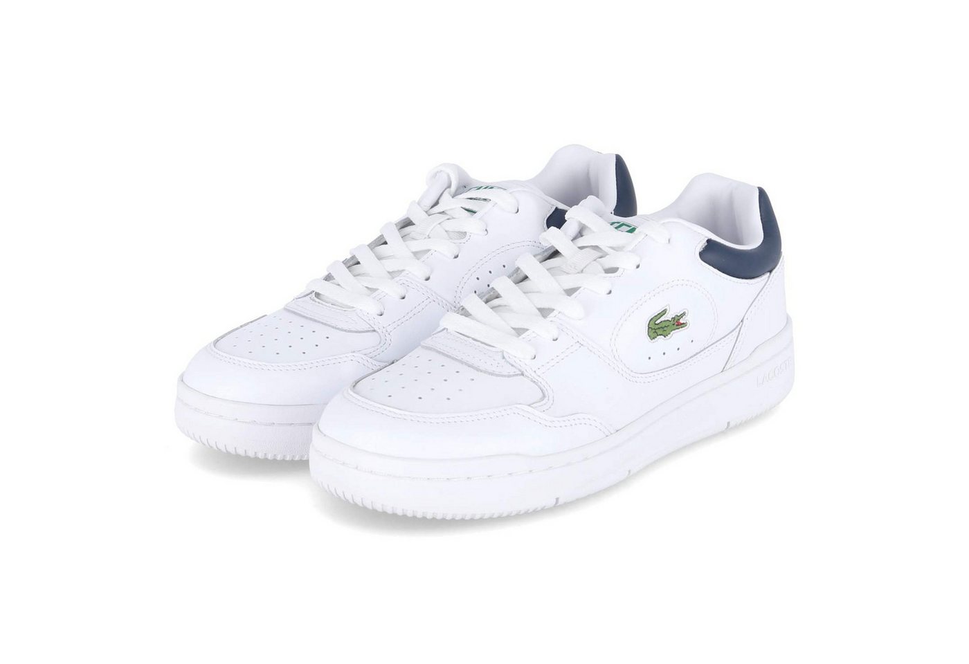 Lacoste 50SMA0130-407 Herren Leder & Textil blau Schnürschuh