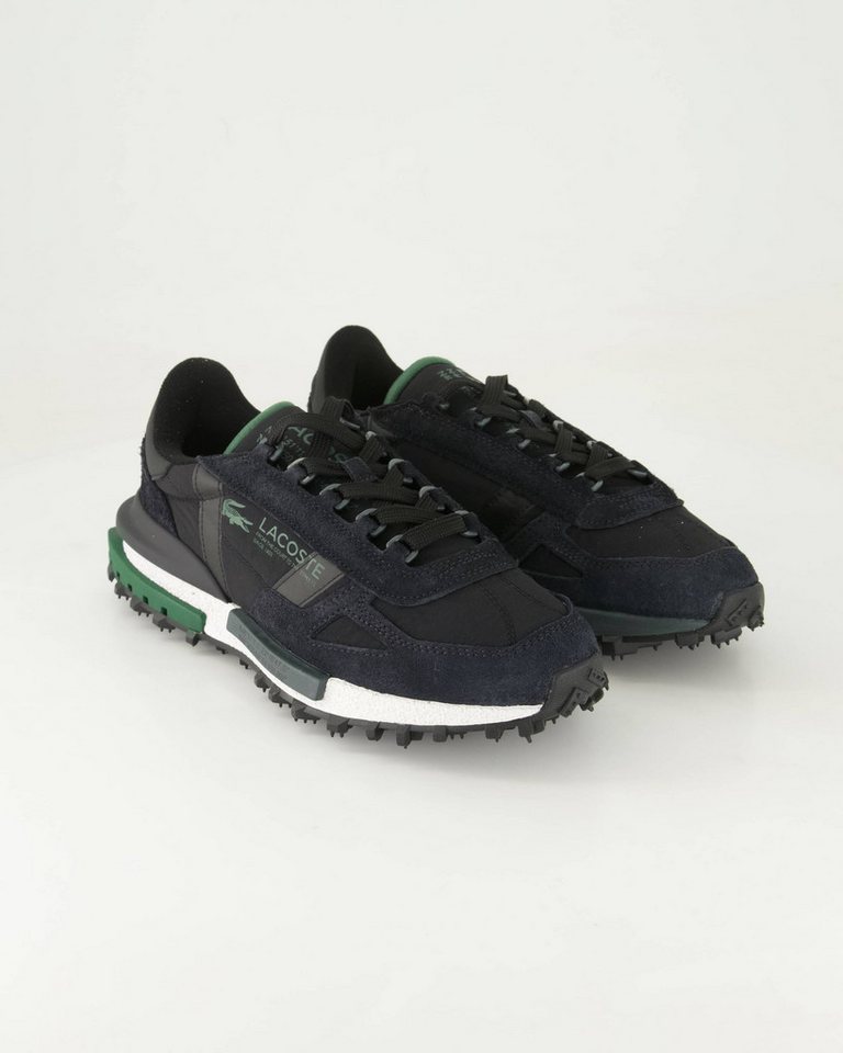 Lacoste Elite Active Sneaker Obermaterial: Leder und Textil (schwarz)