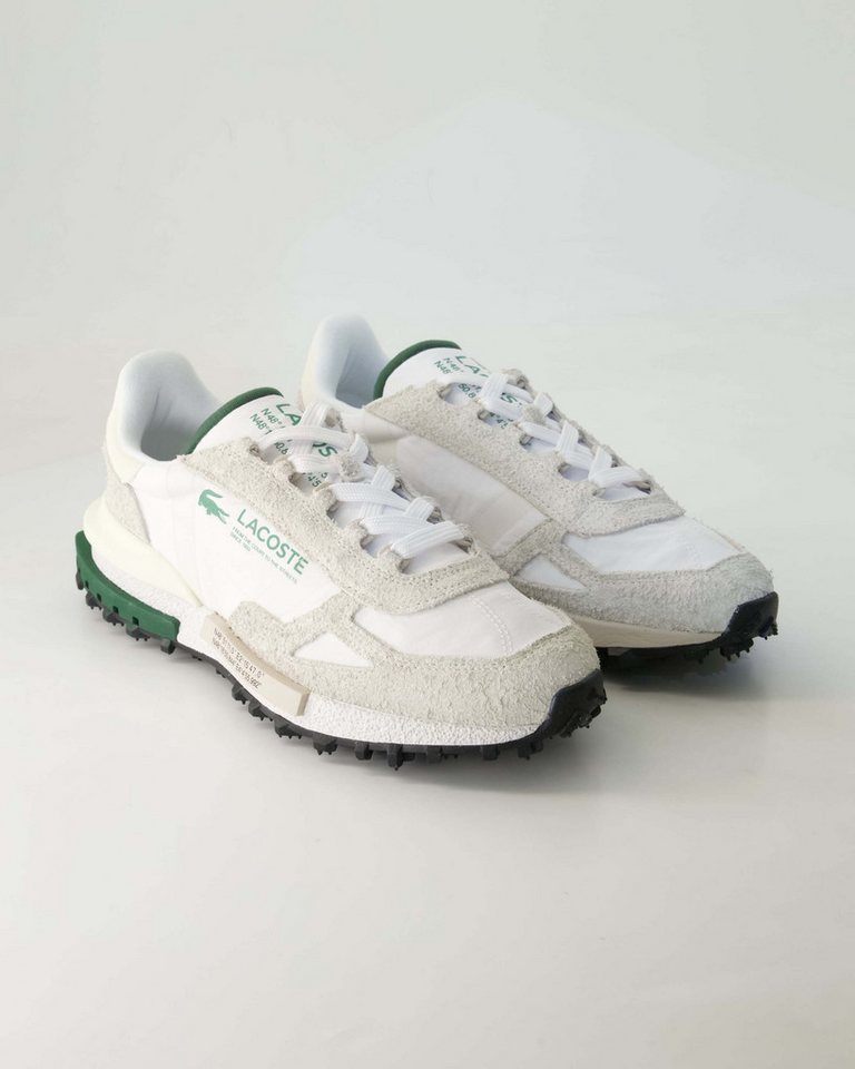 Lacoste Elite Active Sneaker Obermaterial: Leder und Textil (weiß)