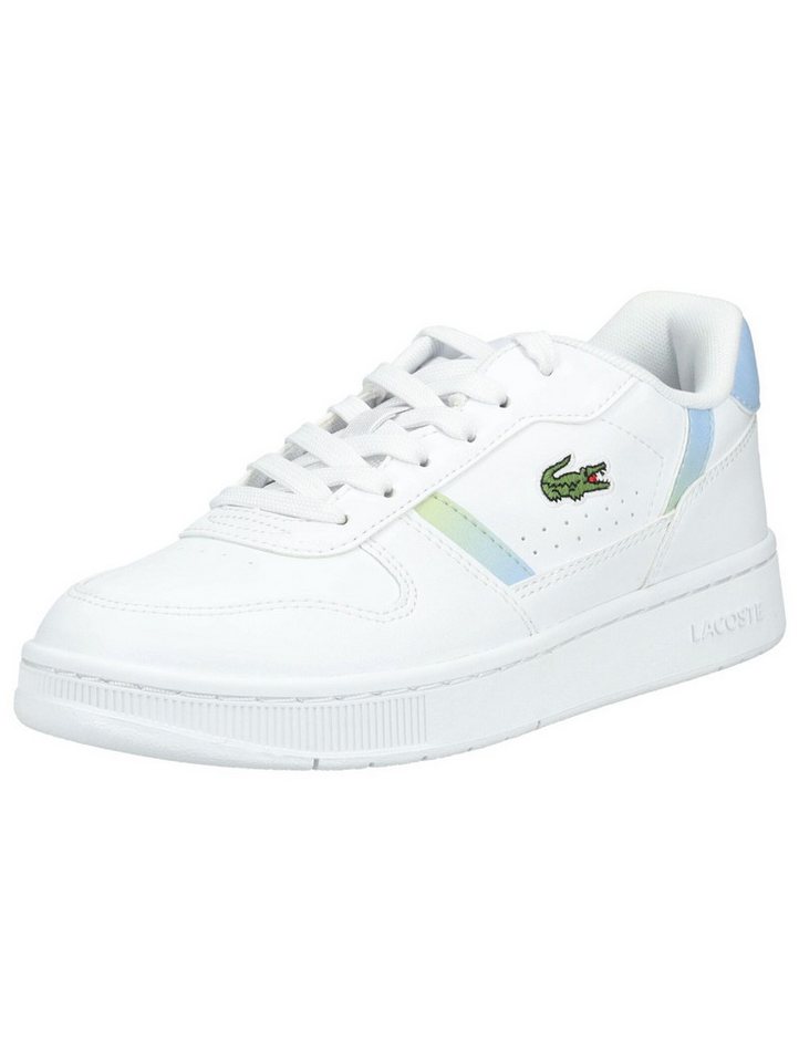 Lacoste Sneaker Lederimitat . Sneaker (1-tlg) (grün/weiß)