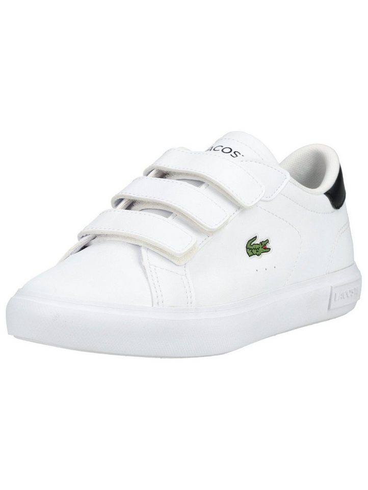 Lacoste Sneaker Lederimitat . Sneaker (1-tlg) (schwarz/weiß)