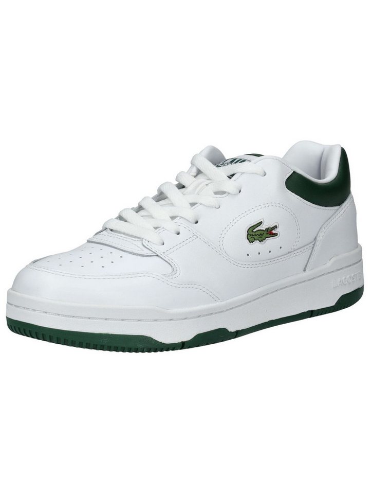 Lacoste Sneaker Leder/Textil Sneaker (grün/weiß)
