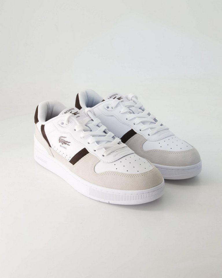 Lacoste T-Clip Set Sneaker Obermaterial: Leder und Leder (beige/braun)