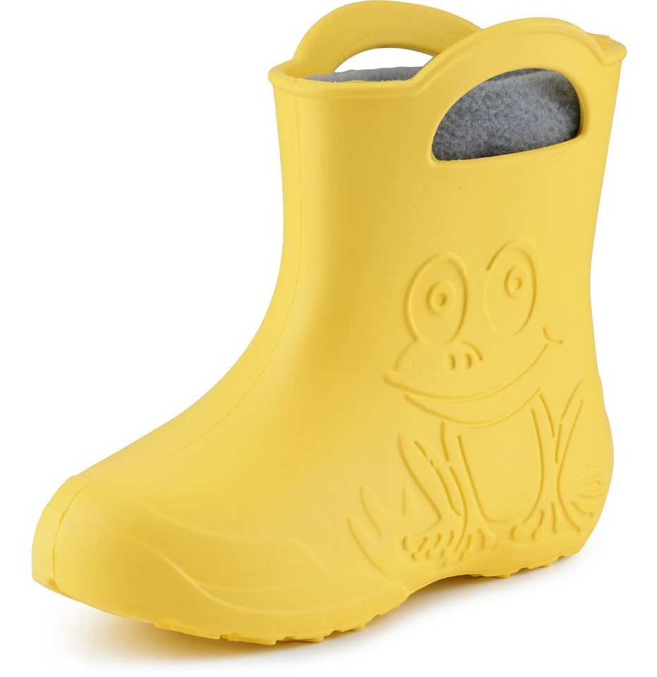 Ladeheid EVA federleichte Regenschuhe LA-CA-03 Kinder Gummistiefel mit herausnehmbares Innenfutter