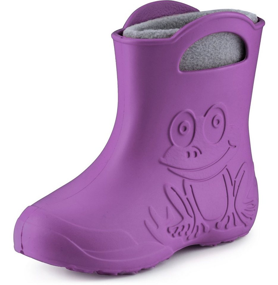 Ladeheid EVA federleichte Regenschuhe LA-CA-03 Kinder Gummistiefel mit herausnehmbares Innenfutter