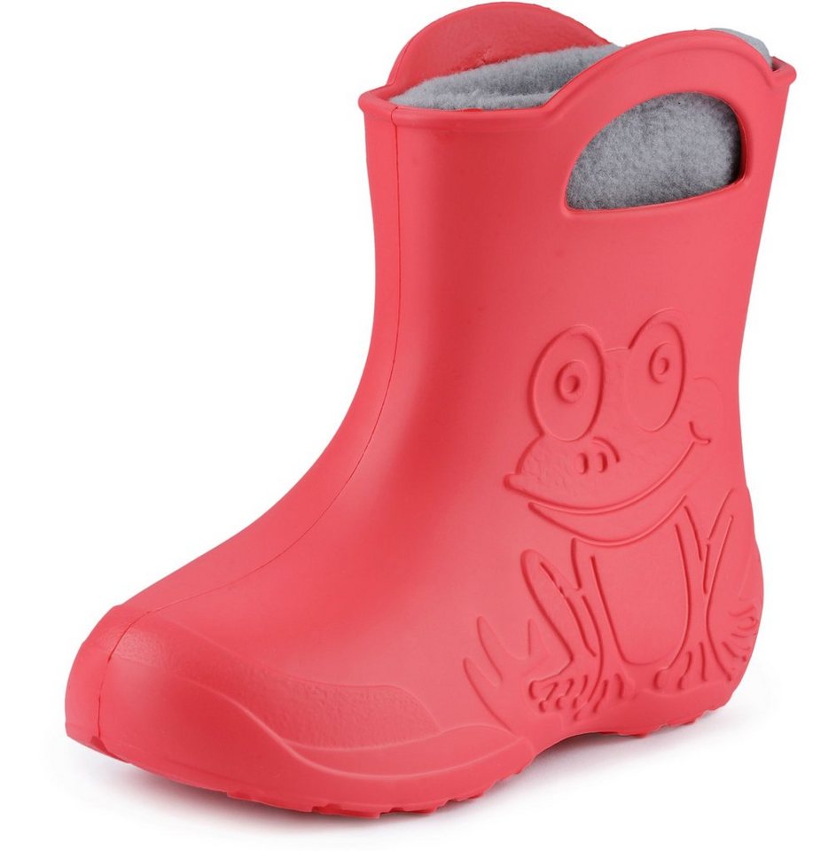 Ladeheid EVA federleichte Regenschuhe LA-CA-03 Kinder Gummistiefel mit herausnehmbares Innenfutter
