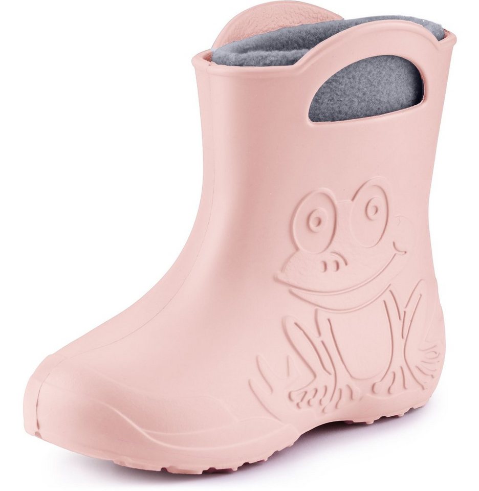 Ladeheid EVA federleichte Regenschuhe LA-CA-03 Kinder Gummistiefel mit herausnehmbares Innenfutter