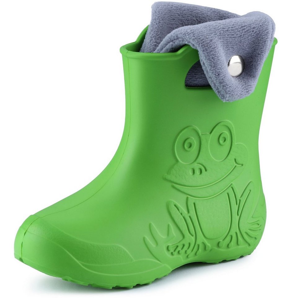Ladeheid EVA Regenschuhe mit herausnehmbares Innenfutter LA-CA-04 Gummistiefel Kinder gefüttert und federleicht