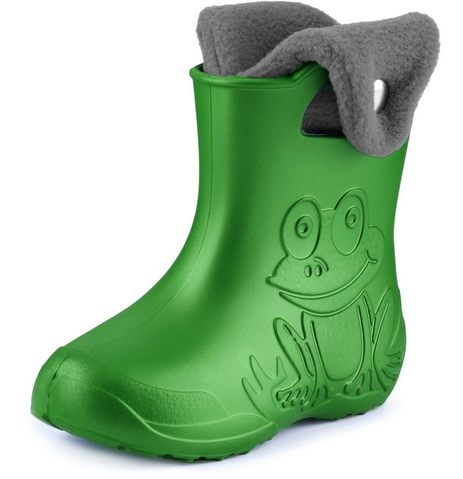 Ladeheid EVA Regenschuhe mit herausnehmbares Innenfutter LA-CA-04 Gummistiefel Kinder gefüttert und federleicht