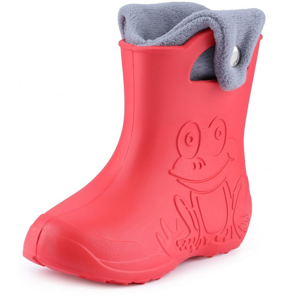 Ladeheid EVA Regenschuhe mit herausnehmbares Innenfutter LA-CA-04 Gummistiefel Kinder gefüttert und federleicht