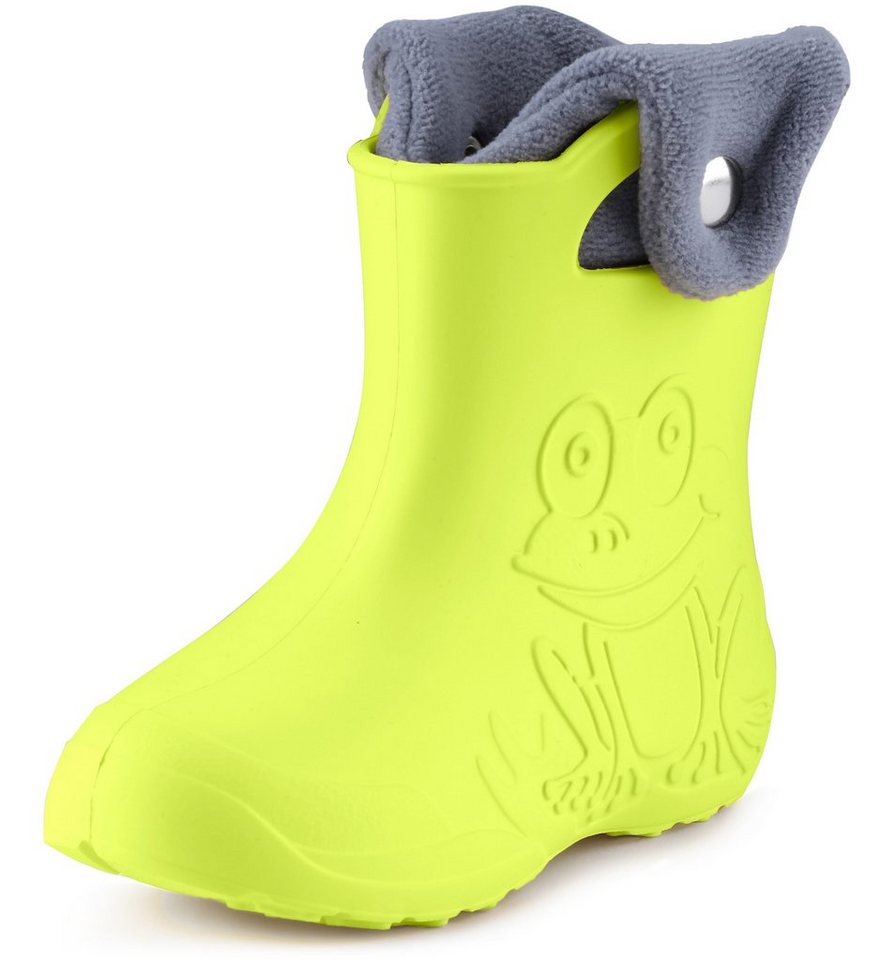 Ladeheid EVA Regenschuhe mit herausnehmbares Innenfutter LA-CA-04 Gummistiefel Kinder gefüttert und federleicht