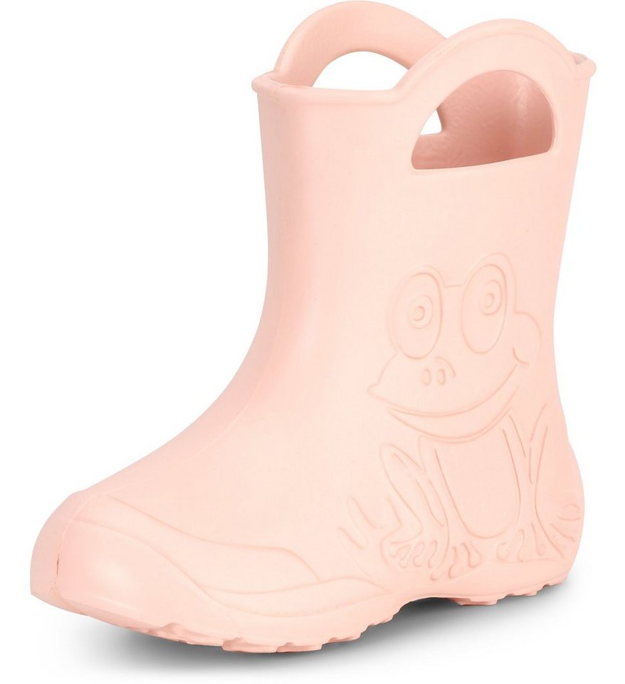 Ladeheid EVA Regenstiefel für Mädchen und Jungen LA-CA-01 Gummistiefel Kinder federleicht viele Farben (rosa)
