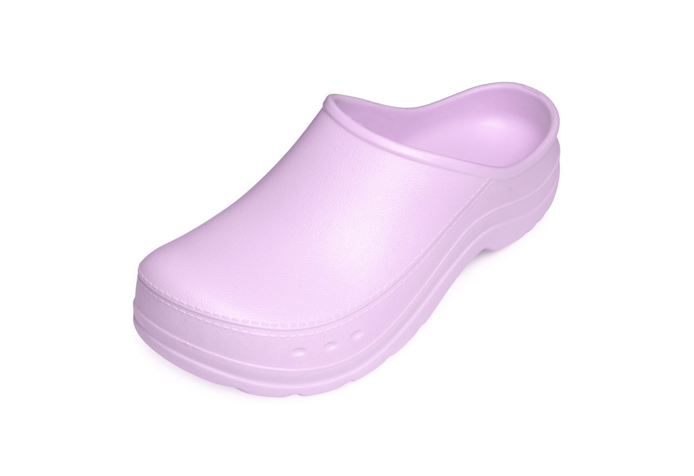 Ladeheid Gartenclogs für Damen Ultraleicht EVA Gartenschuhe LA-CA-25 Clog (40 EU, Helllila) Wasserdicht & Flexibel