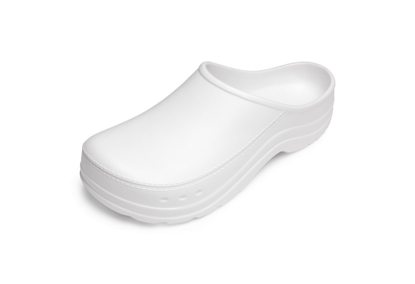 Ladeheid Gartenclogs für Damen Ultraleicht EVA Gartenschuhe LA-CA-25 Clog (39 EU, Weiß) Wasserdicht & Flexibel