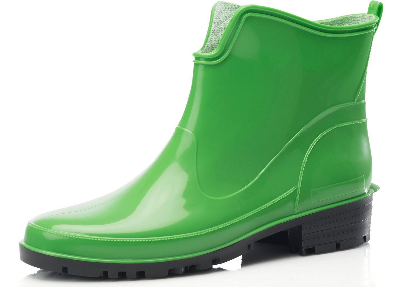 Ladeheid Gummistiefeletten LA-930 kurze Boots für Frauen Gummistiefel Damen wasserfest und bequem
