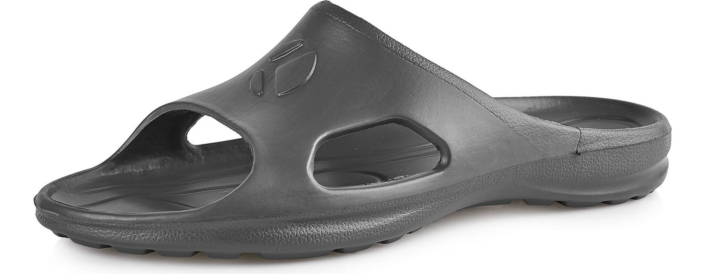 Ladeheid Herren leichte EVA Badelatschen Gartenschuhe Badepantolette KL039M Clog (Graphit)