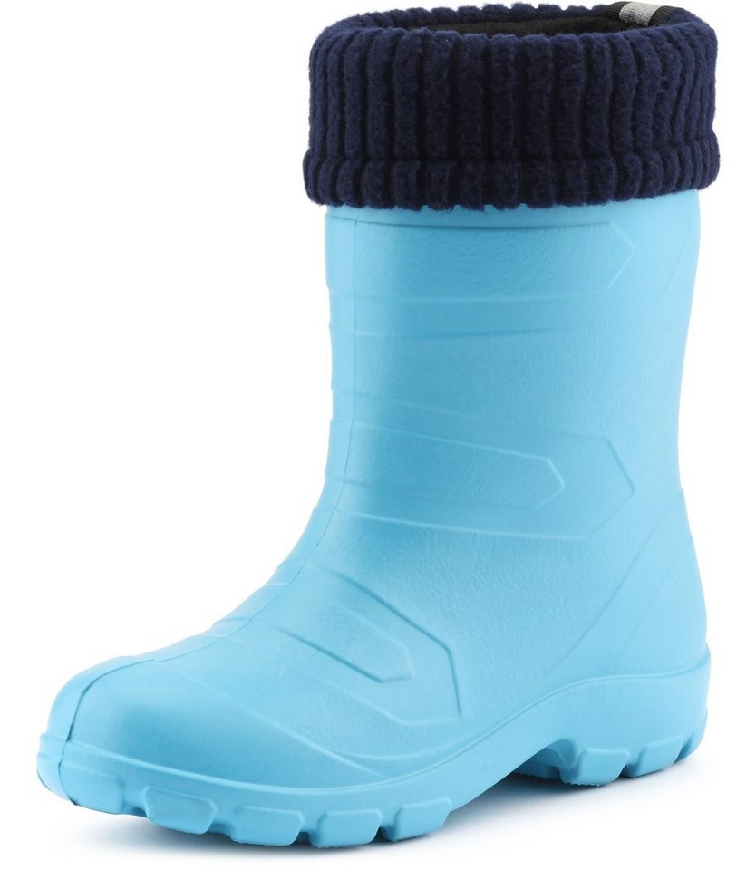 Ladeheid Kinder federleichte EVA Thermo Gummistiefel gefüttert LA845KIDS Gummistiefel