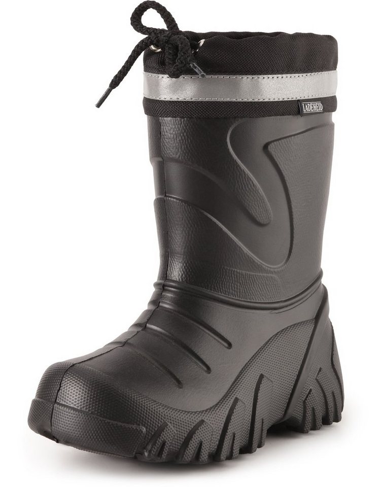 Ladeheid Kinder federleichte EVA Winter Thermo Gummistiefel gefüttert LA-835 Gummistiefel