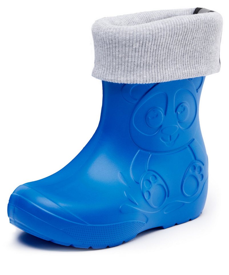 Ladeheid Kinder Federleichte Gummistiefel Thermo mit Fütterung LA-CA-Panda249 Gummistiefel (blau)