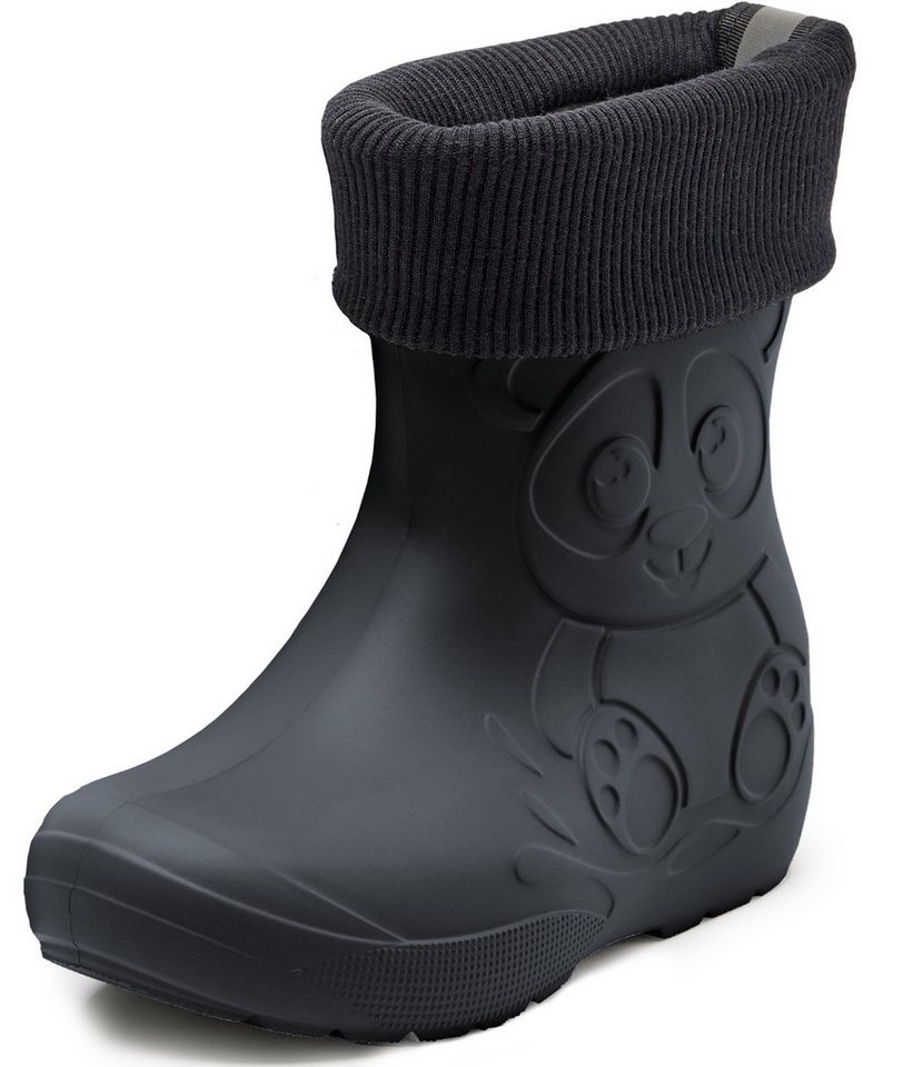 Ladeheid Kinder Federleichte Gummistiefel Thermo mit Fütterung LA-CA-Panda249 Gummistiefel