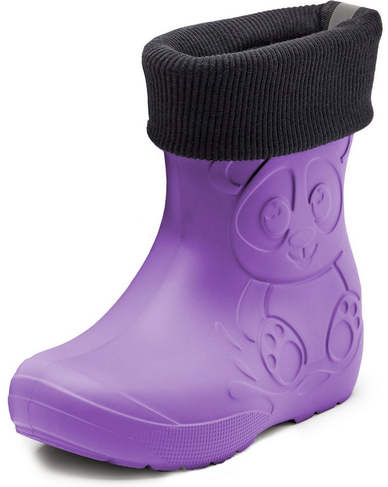 Ladeheid Kinder Federleichte Gummistiefel Thermo mit Fütterung LA-CA-Panda249 Gummistiefel