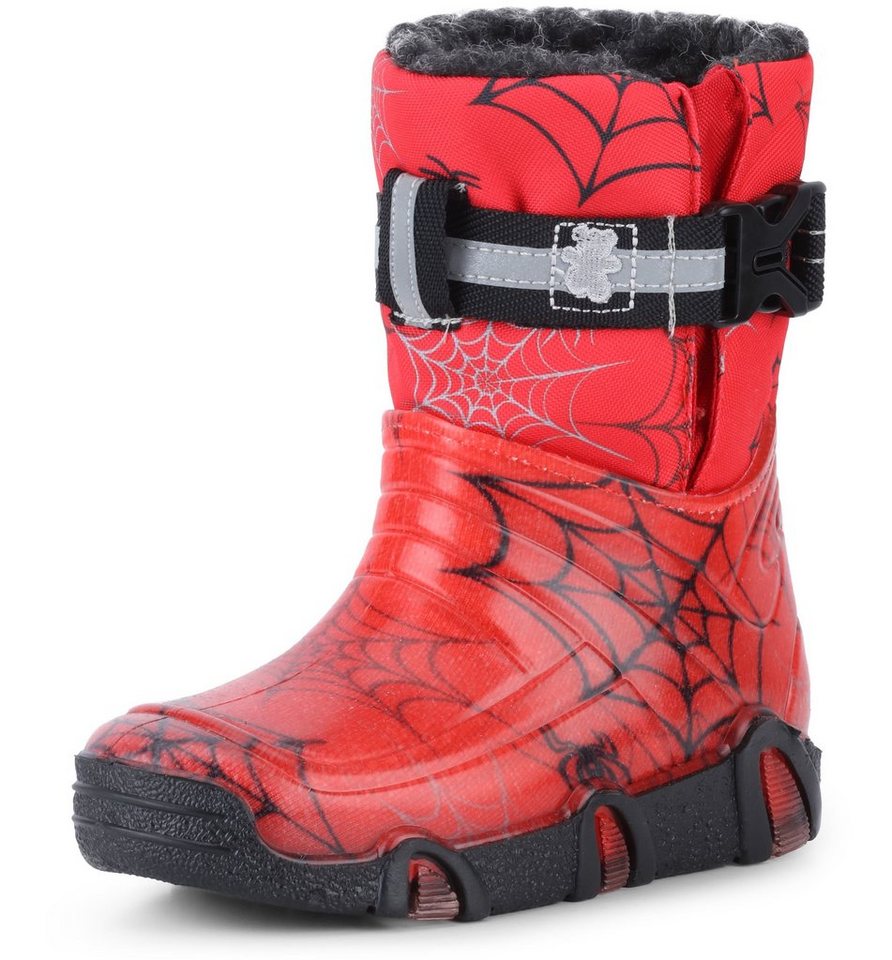 Ladeheid Kinder Mädchen Jungen Schneestiefel Gummistiefel gefüttert LAZT008 Gummistiefel