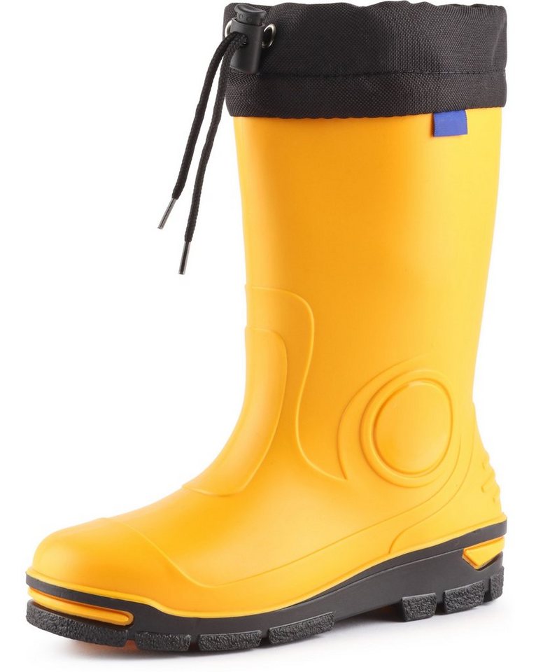 Ladeheid lange Regenschuhe LARB014 Gummistiefel Kinder mit Stulpe zum Festziehen