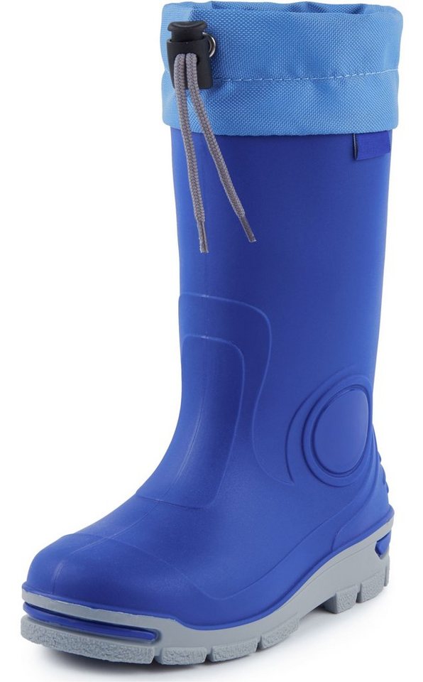 Ladeheid lange Regenschuhe LARB014 Gummistiefel Kinder mit Stulpe zum Festziehen