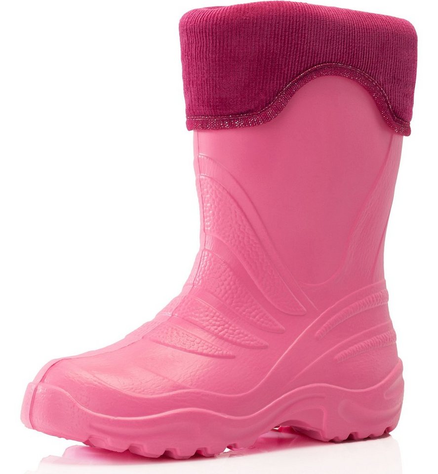 Ladeheid Regenstiefel in verschiedenen Farben LA-861 Gummistiefel Kinder gefüttert und federleicht
